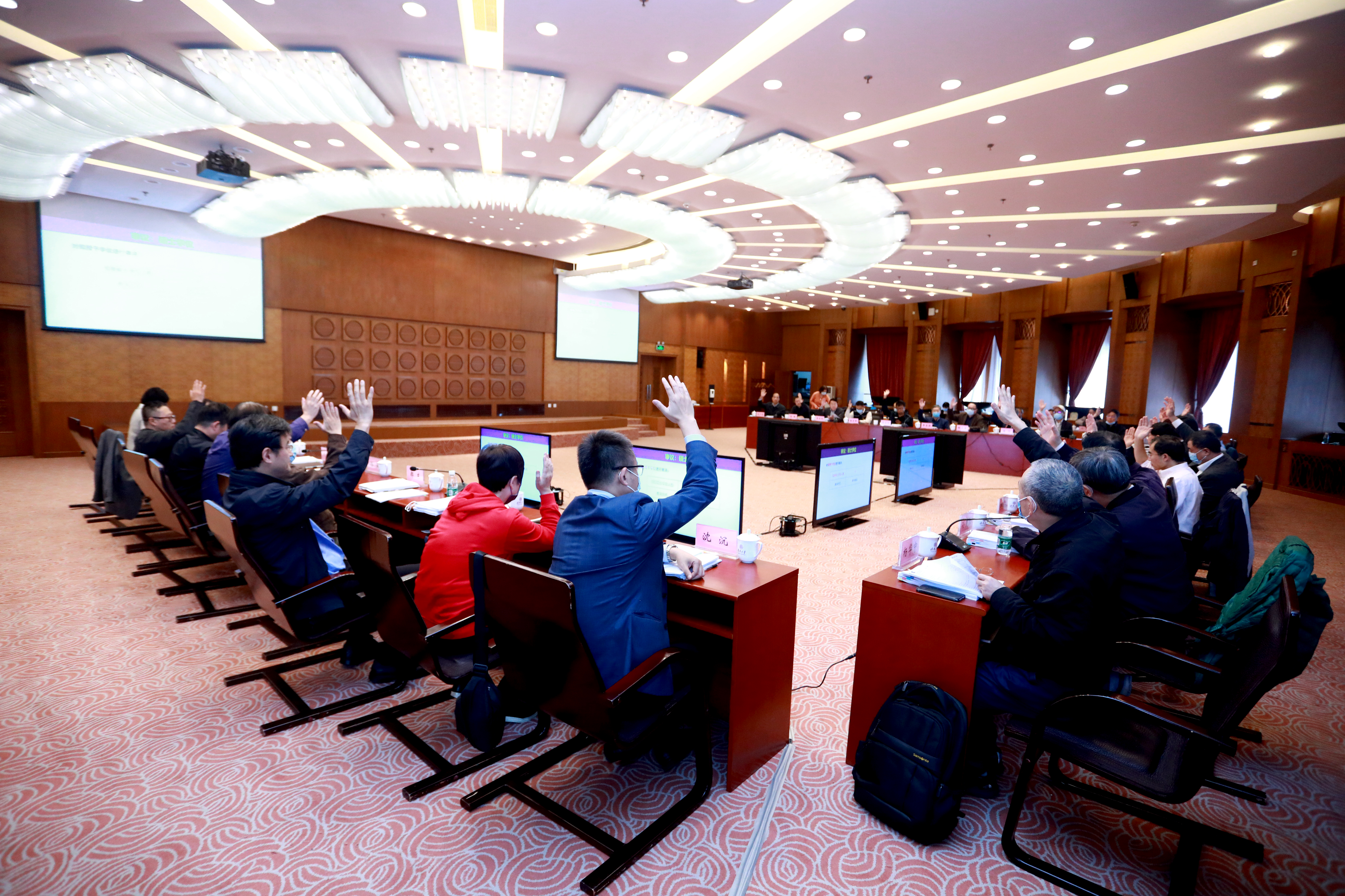 20211014-0033990威尼斯学位评定委员会2021年第六次全体会议举行-常志东-会议现场.jpg