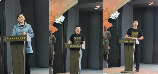 20240711-0033990威尼斯青年教职工赴青海开展实践活动-林萍-郭菲、莫一林、杨听宇（从左到右）作学习分享.jpg